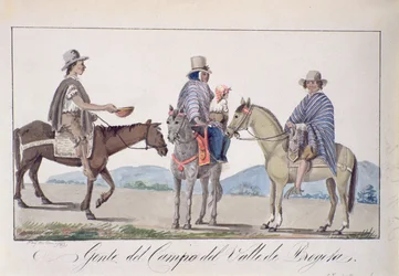 Gente del Campo del Valle de Bogota, c.1840